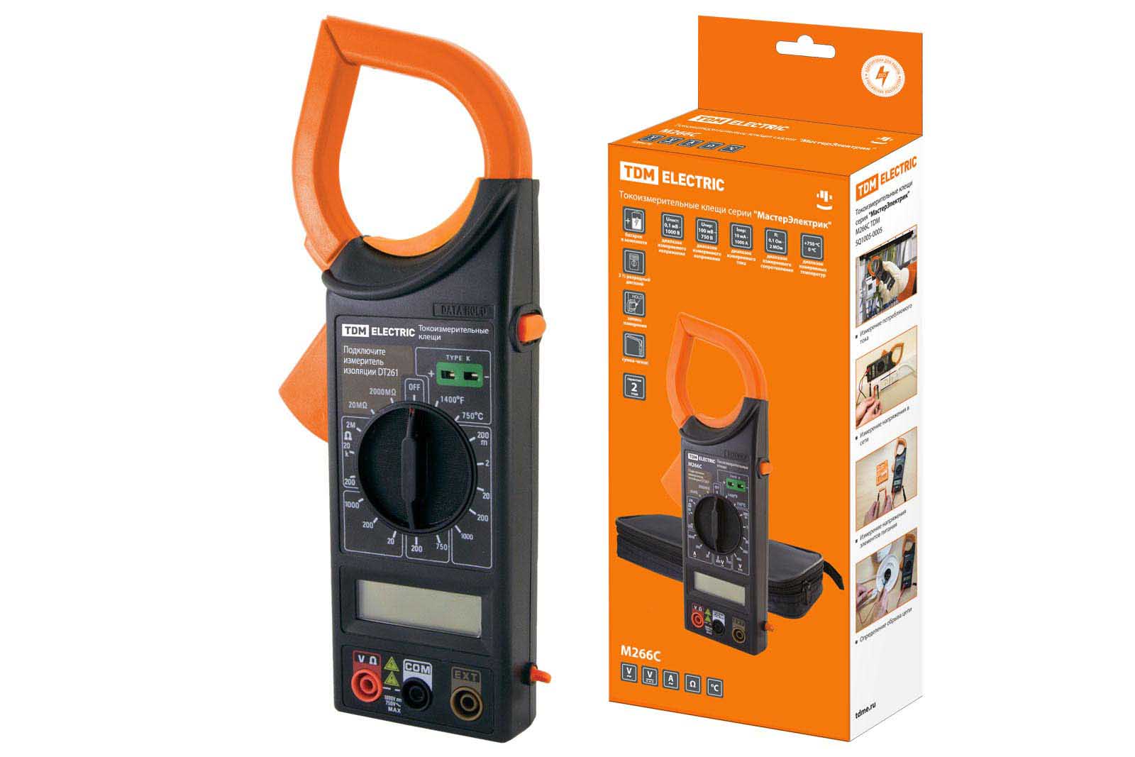 

Токоизмерительные клещи TDM ELECTRIC М266C
