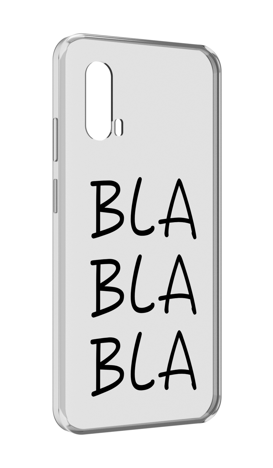 

Чехол MyPads Bla-Bla для Blackview BV7100, Прозрачный, Tocco