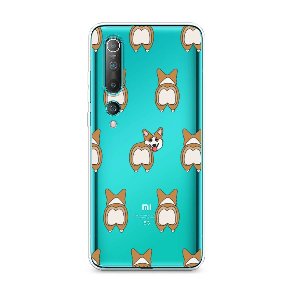 

Чехол Awog на Xiaomi Mi 10 Pro "Милый корги фон", Разноцветный, 37850-2