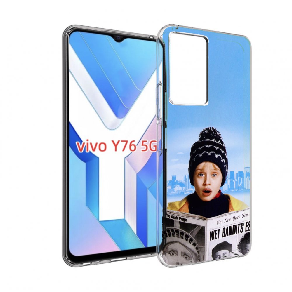 

Чехол MyPads один-дома-детский для Vivo Y76 5G, Прозрачный, Tocco