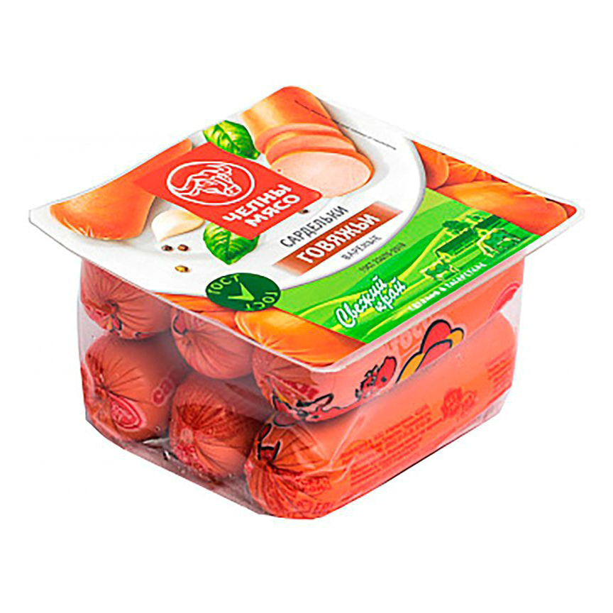

Сардельки Челны-Мясо говяжьи 1-й сорт