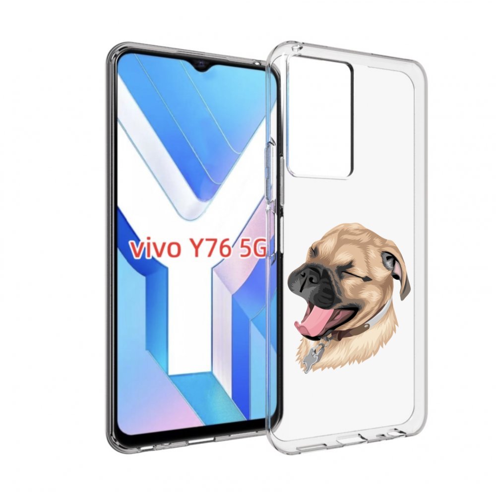 

Чехол MyPads очень-довольная-собака для Vivo Y76 5G, Прозрачный, Tocco