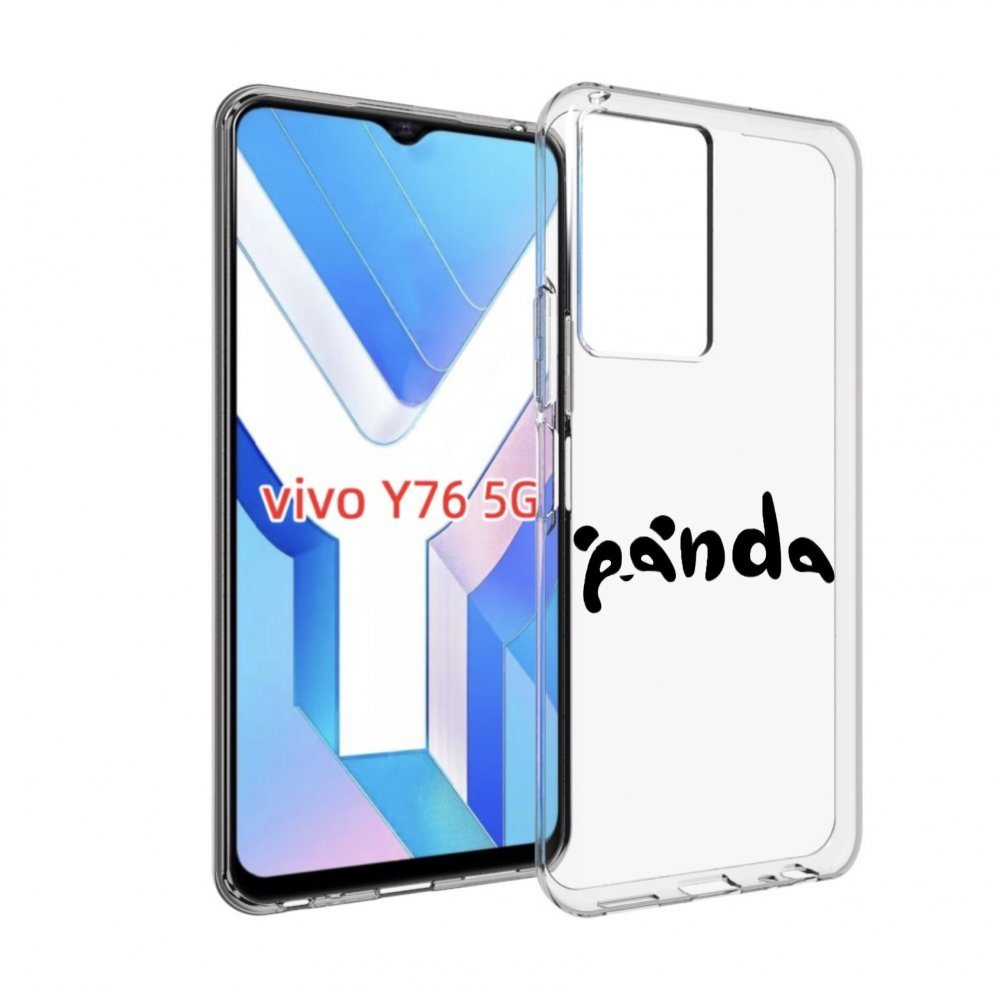 

Чехол MyPads панда надпись для Vivo Y76 5G, Прозрачный, Tocco