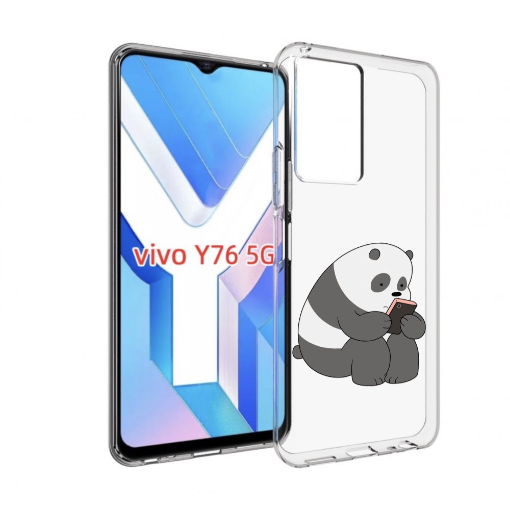 

Чехол MyPads панда-в-телефоне для Vivo Y76 5G, Прозрачный, Tocco