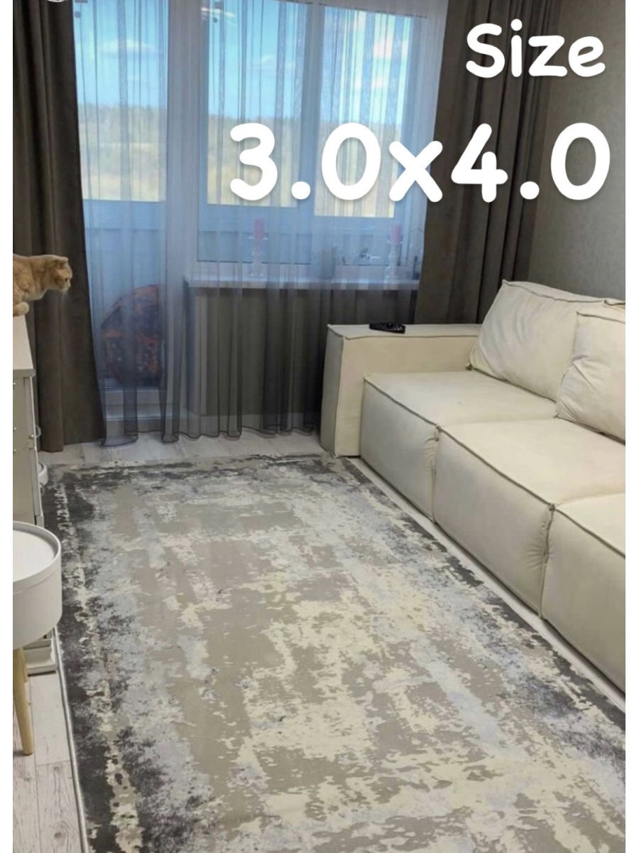 

Ковер Laxmi LA10 gray 300x400, LA10
