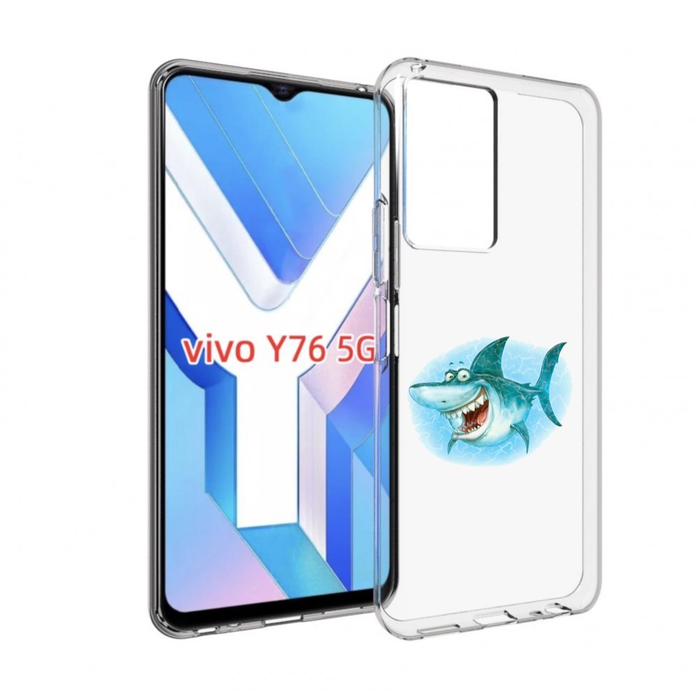

Чехол MyPads веселая акула для Vivo Y76 5G, Прозрачный, Tocco