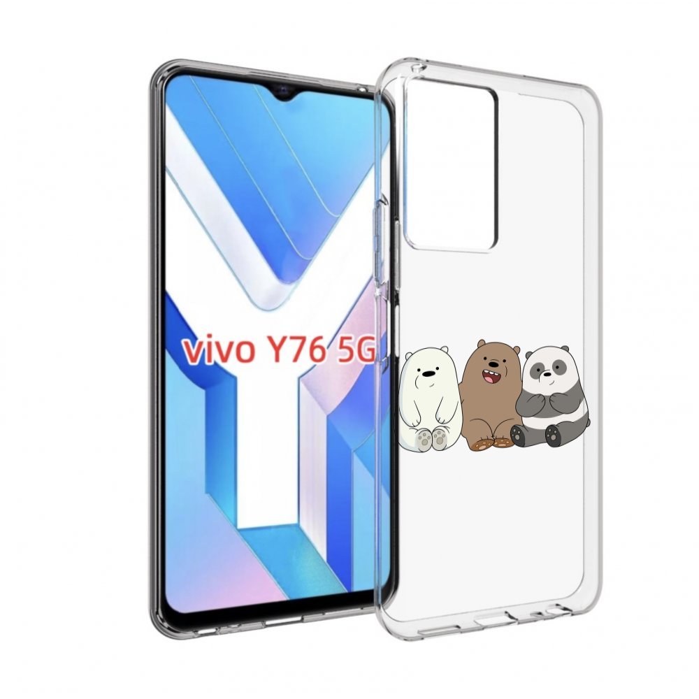 

Чехол MyPads панды детский для Vivo Y76 5G, Прозрачный, Tocco