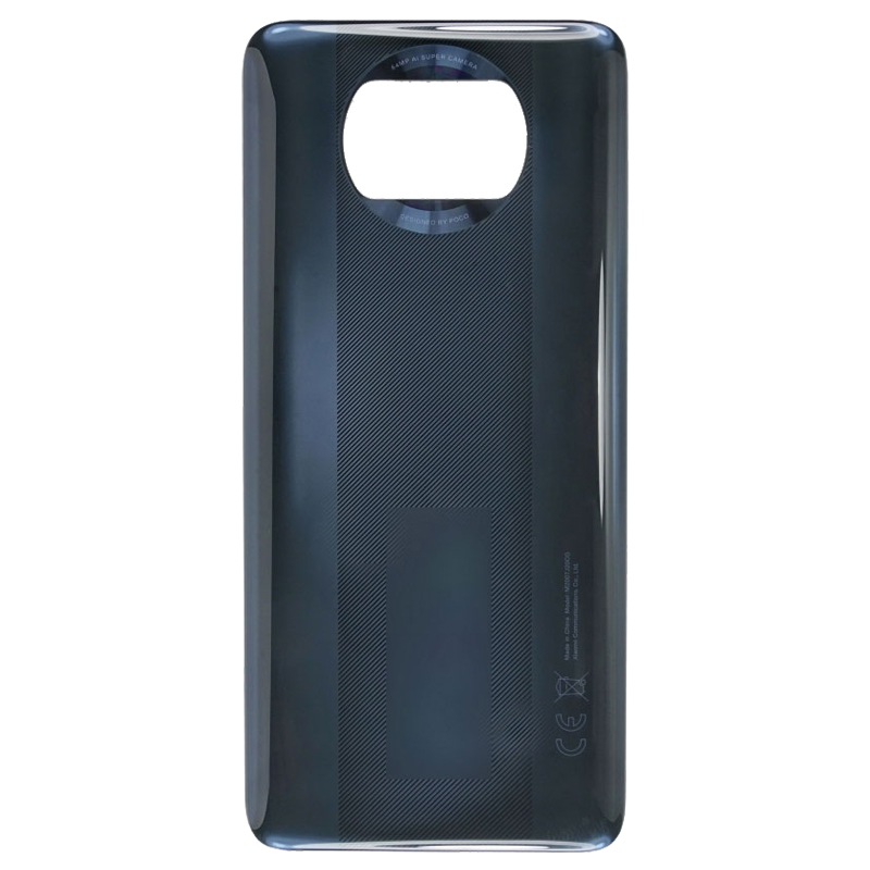 Задняя крышка BaseMarket для Xiaomi Poco X3 Pro (серая)