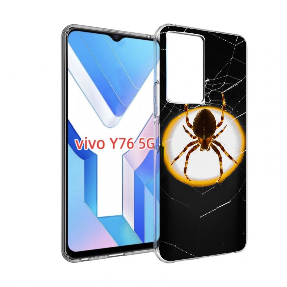 

Чехол MyPads паук-с-паутинкой для Vivo Y76 5G, Прозрачный, Tocco