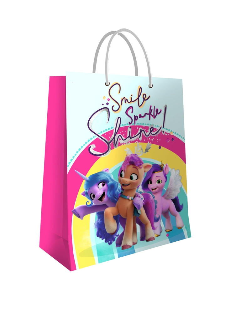 

Пакет подарочный ND Play My Little Pony 264*360*115 мм, Розовый