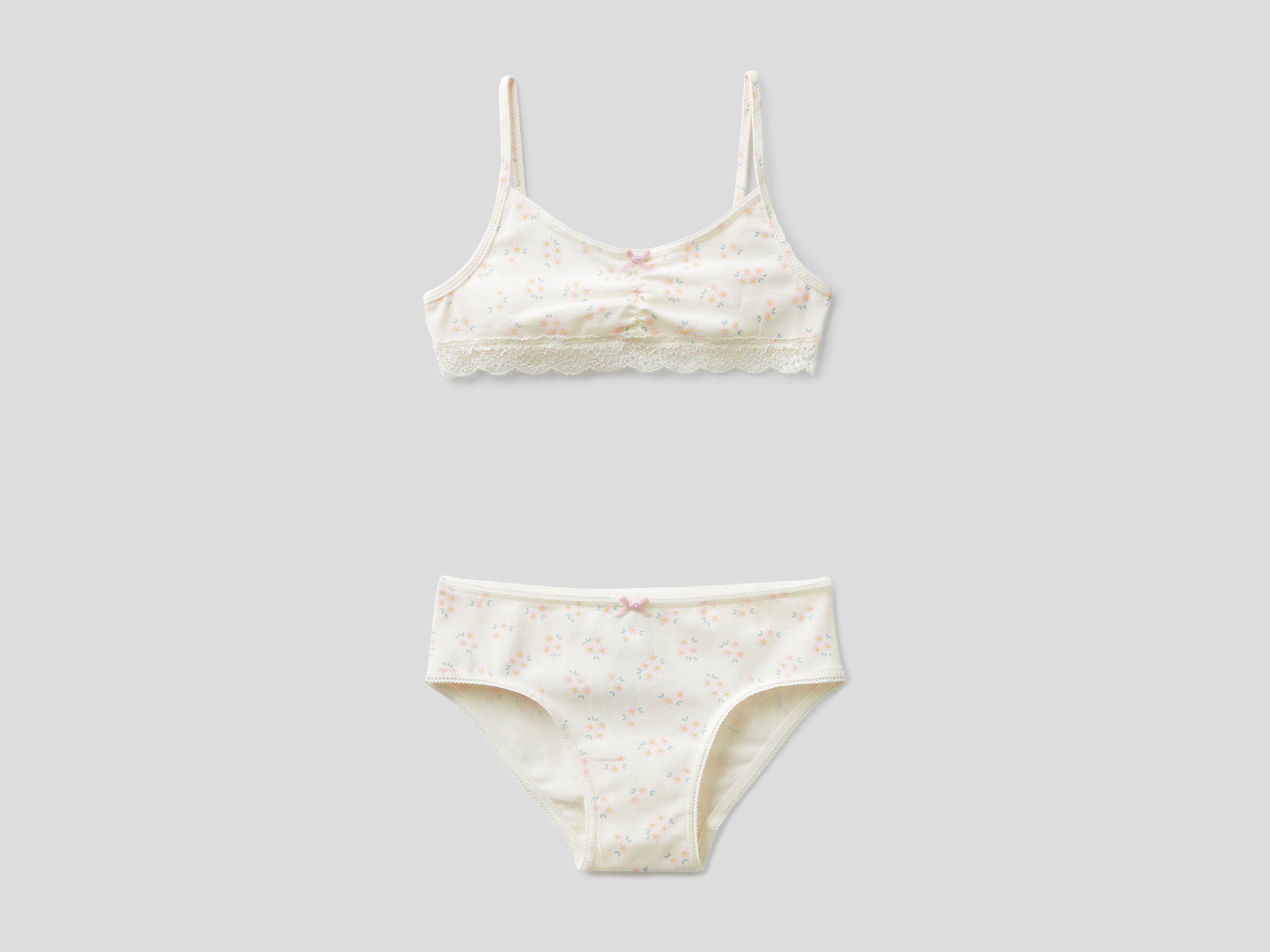 

Комплект нижнего белья для девочек Benetton цв. разноцветный р.128, 21A_3YFY0K190