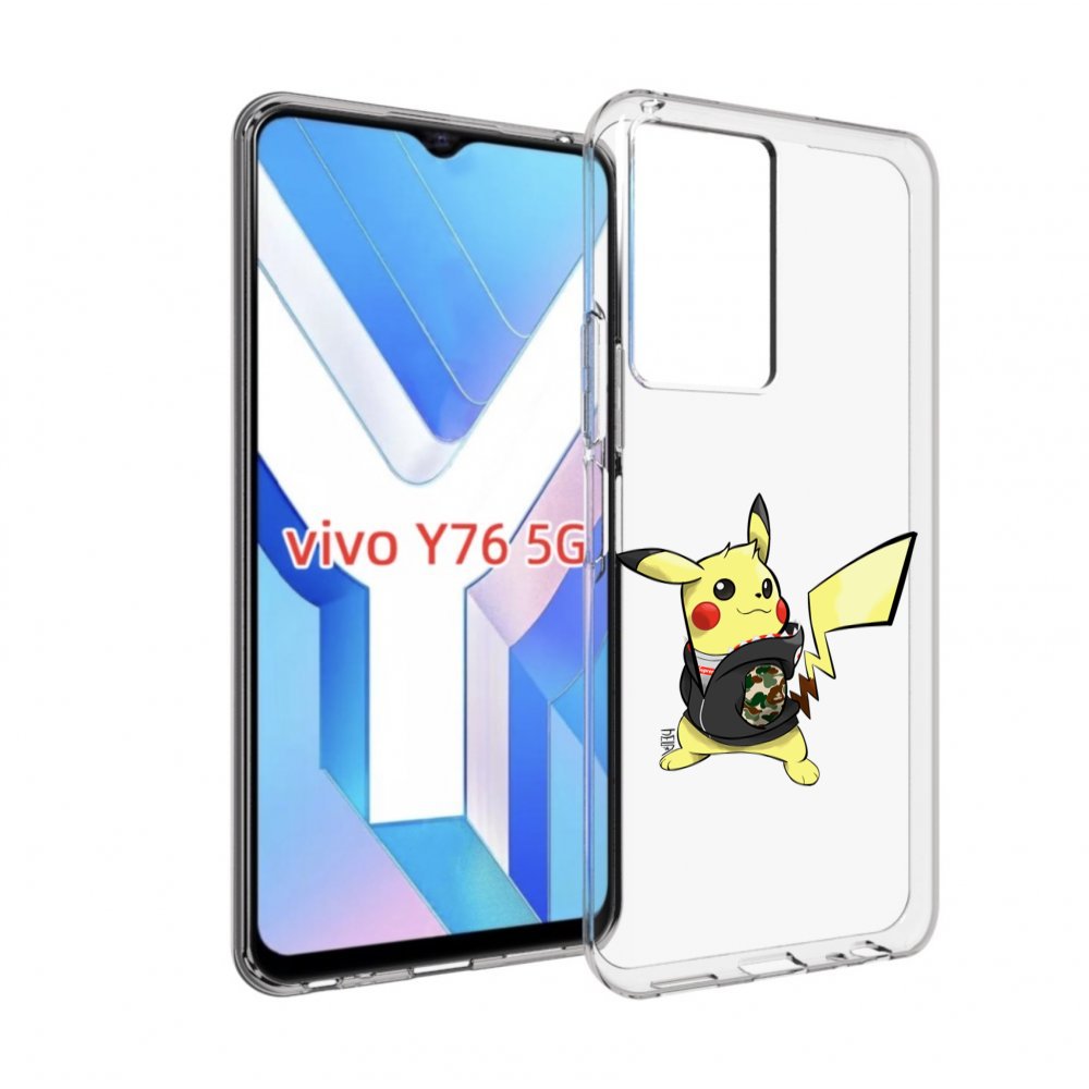 

Чехол MyPads пикачу для Vivo Y76 5G, Прозрачный, Tocco