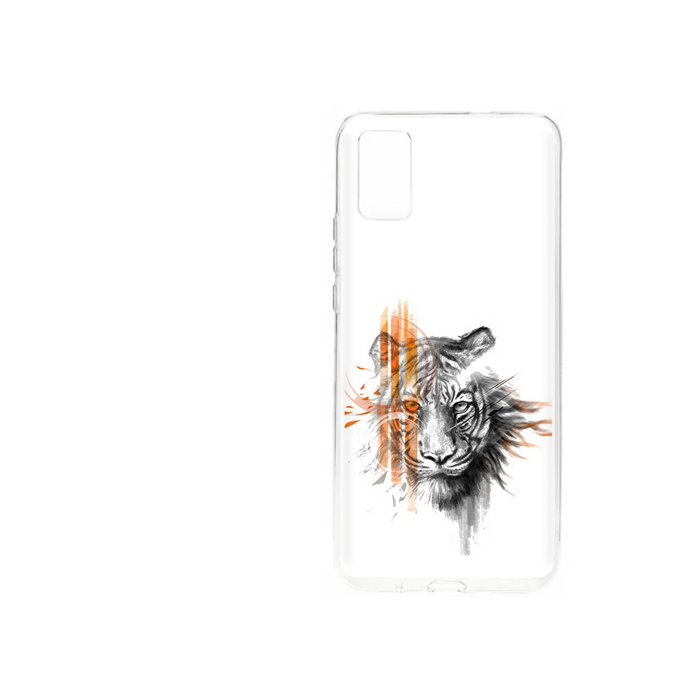 Чехол MyPads Tocco для ZTE Blade A31 (2021) огненный тигр (PT226942.465.526)