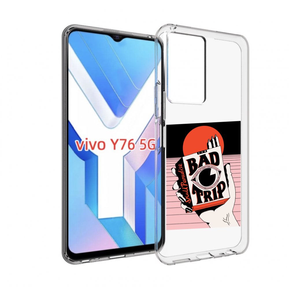 

Чехол MyPads плохая пачка для Vivo Y76 5G, Прозрачный, Tocco