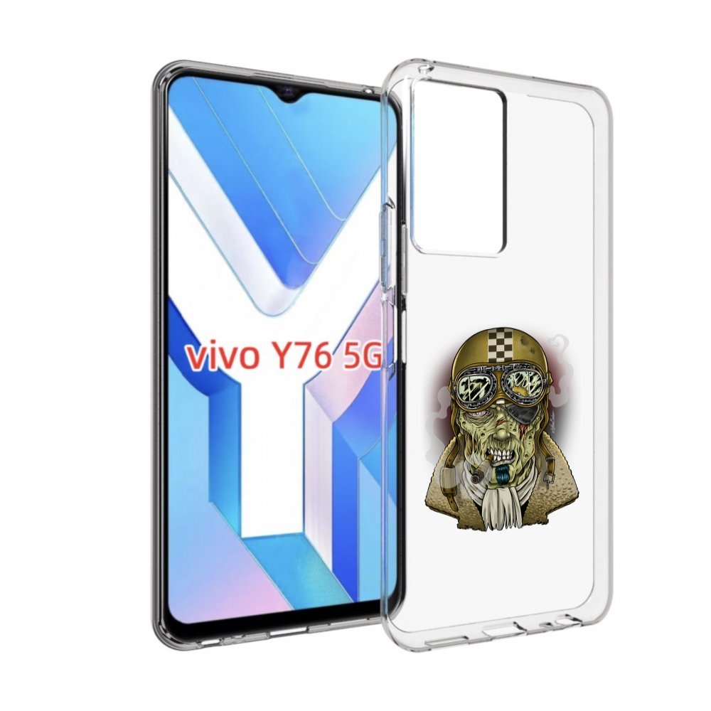 

Чехол MyPads военный зомби для Vivo Y76 5G, Прозрачный, Tocco