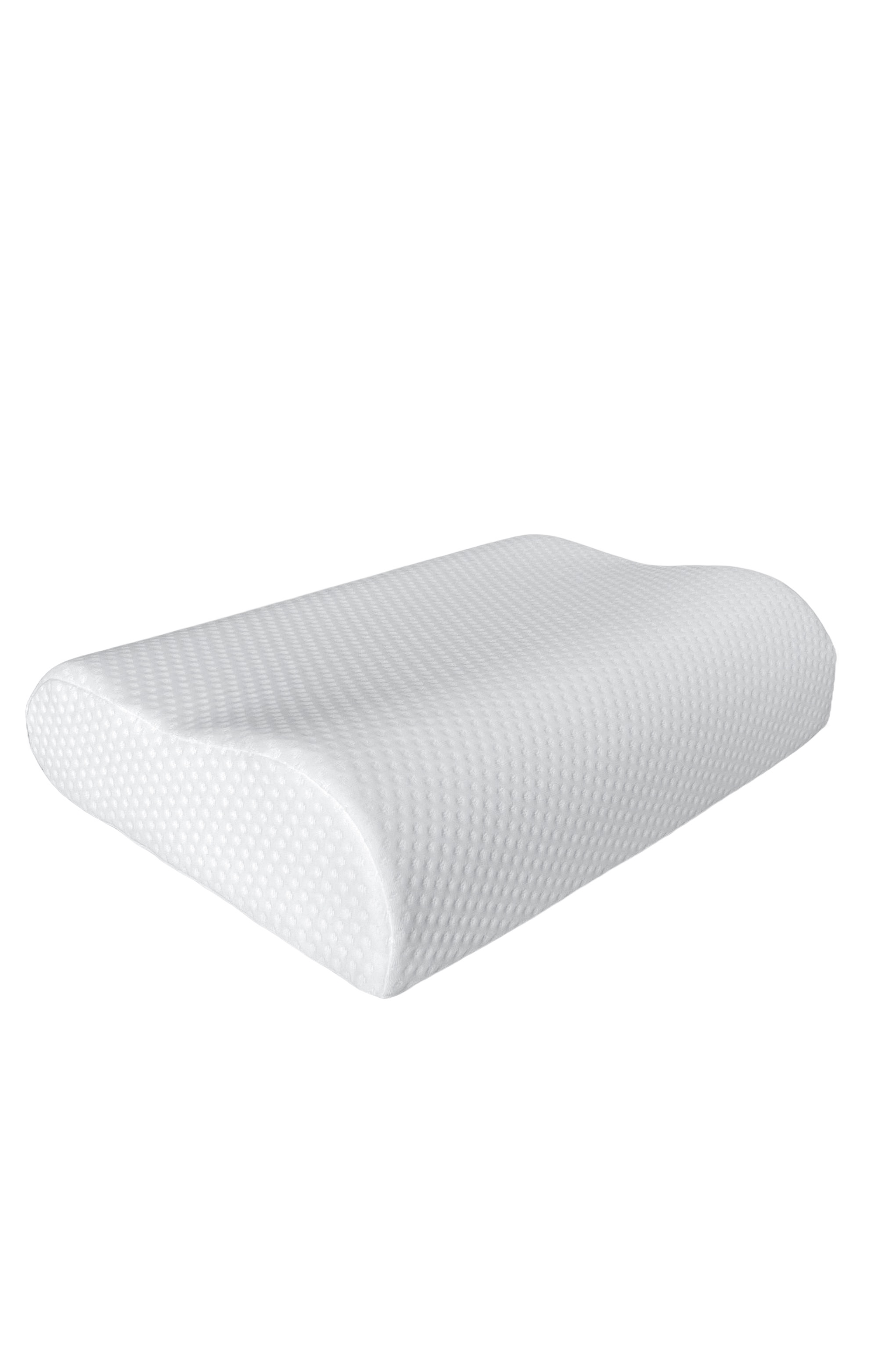 Ортопедическая подушка SkyDreams WAVE с эффектом памяти, с двумя валиками, 60*40*13/11 см