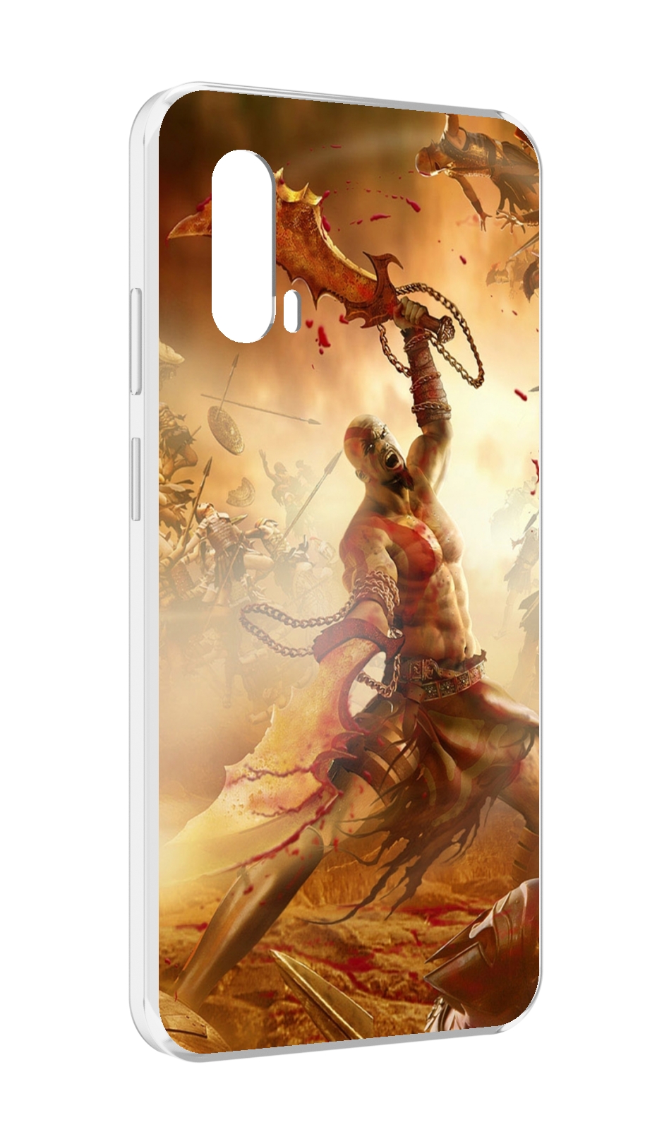 

Чехол MyPads God Of War III для Blackview BV7100, Прозрачный, Tocco