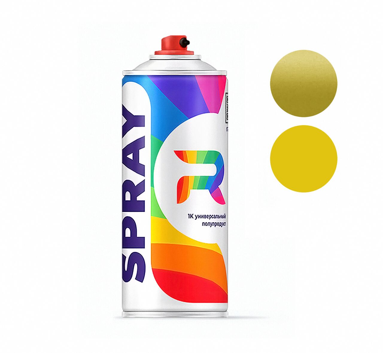 

Автомобильная краска Honda - Attract Yellow (Базовая) RAL1 аэрозоль 520 мл, Honda Y72P, Y-72P, 72P - Attract Yellow