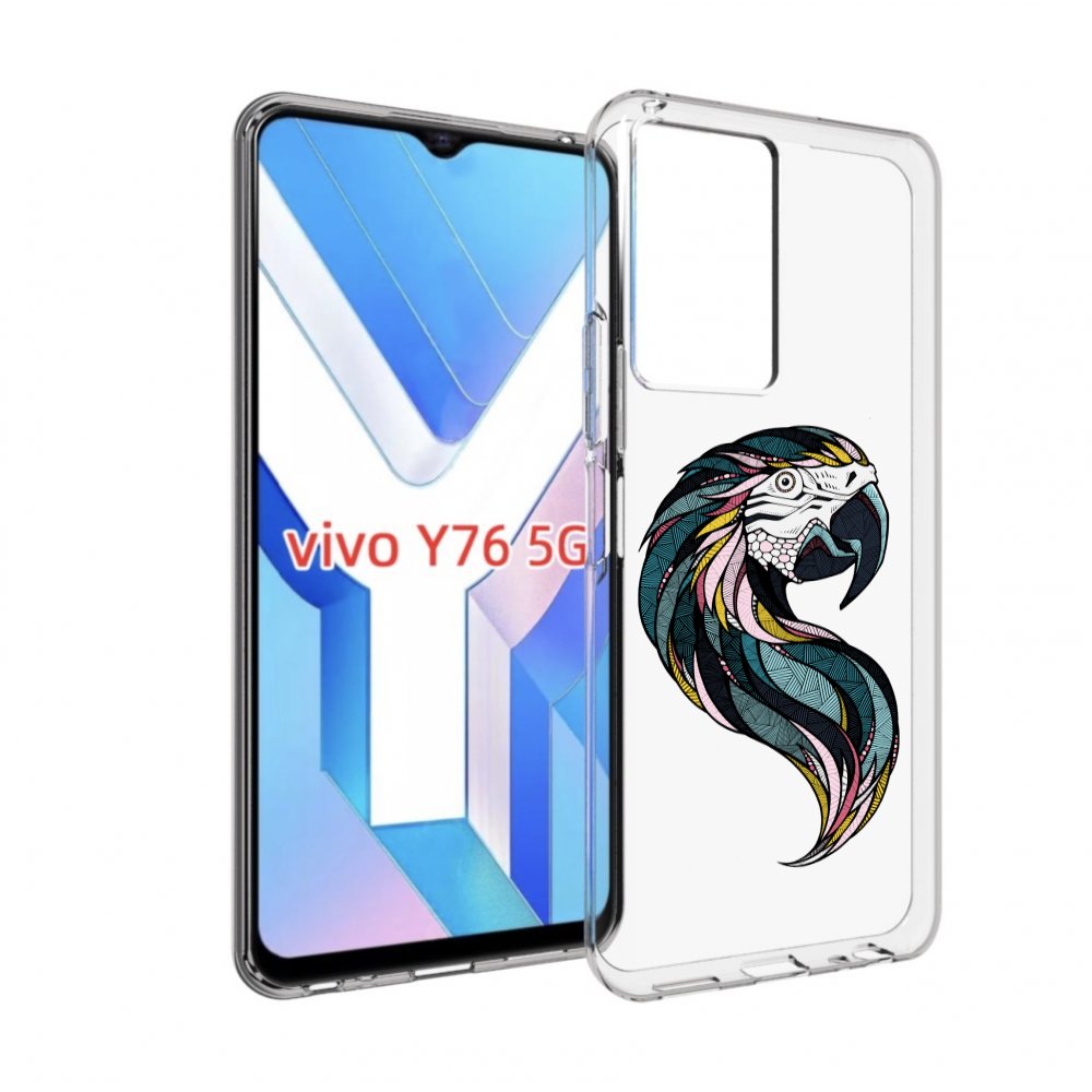 

Чехол MyPads полупопугай для Vivo Y76 5G, Прозрачный, Tocco