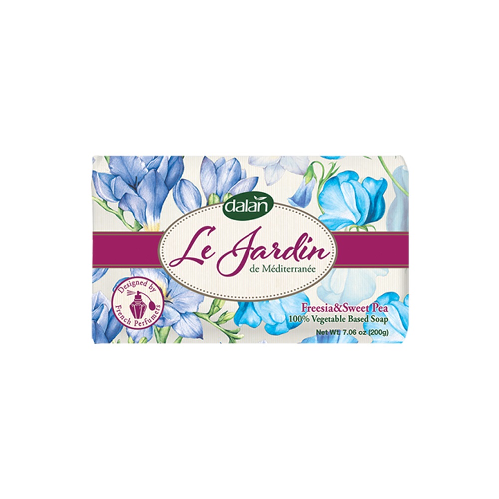 Мыло парфюмированное Dalan фрезия и душистый горошек Le Jardin, 200 г душистый горошек синяя птица ароматный сад