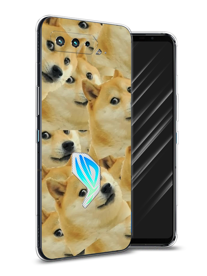 

Чехол Awog на Asus ROG Phone 5S "Собака-подозревака фон", Желтый;черный, 44550-9