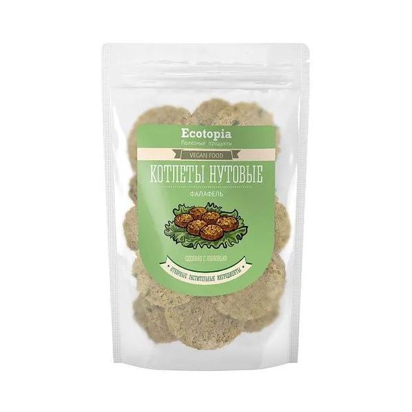 

Котлеты нутовые Фалафель Ecotopia Vegan food 400 г