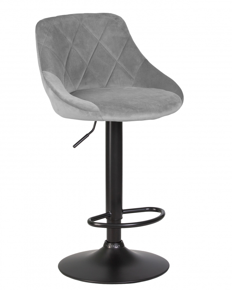 

Барный стул DOBRIN LOGAN BLACK 1 шт серый, LOGAN BLACK