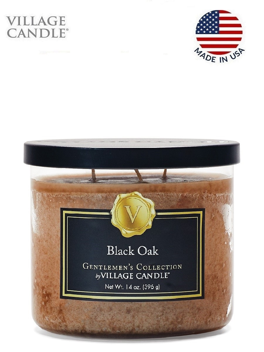 фото Ароматическая свеча village candle "black oak", чаша, средняя