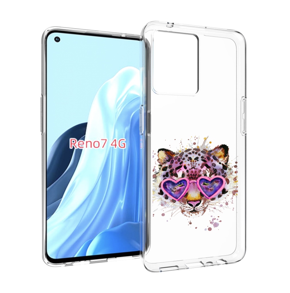 

Чехол MyPads модный леопард для OPPO RENO 7 4G, Прозрачный, Tocco