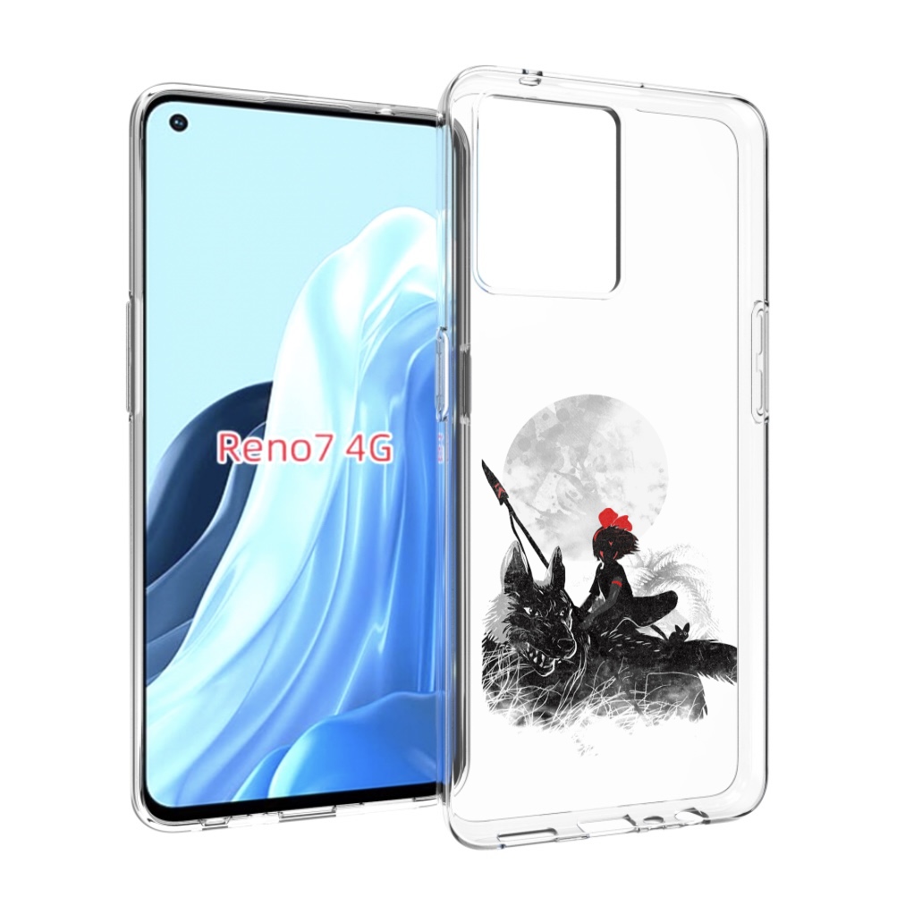 

Чехол MyPads мононоке для OPPO RENO 7 4G, Прозрачный, Tocco