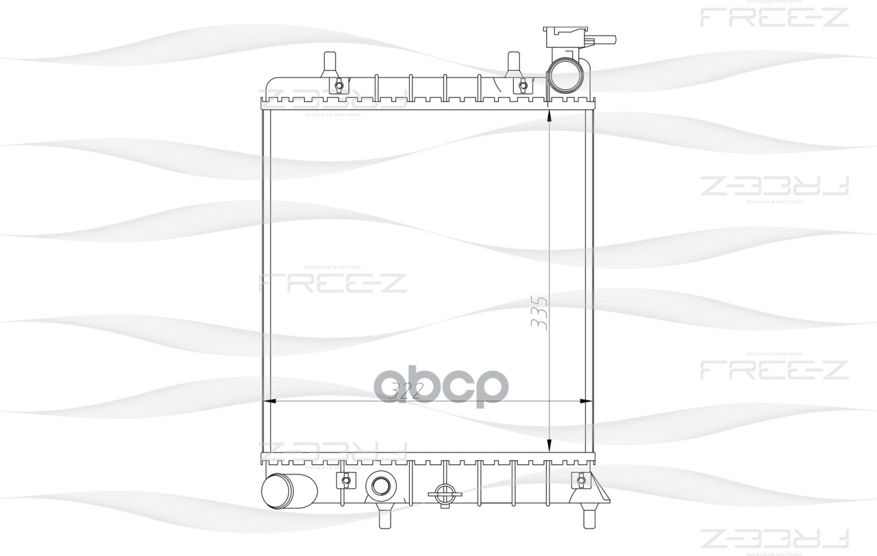 Радиатор Free-Z Kk0225