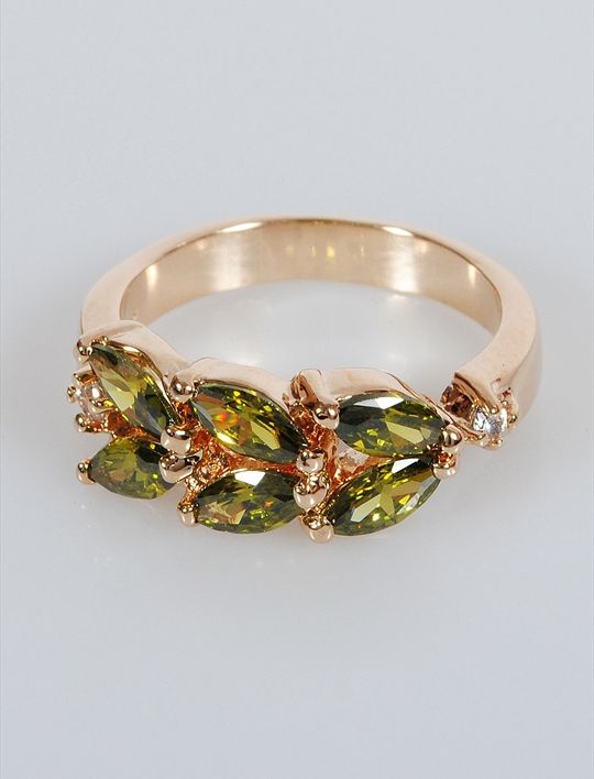 

Кольцо из бижутерного сплава р. Lotus Jewelry 43RCCC31pd, хризолит, 43R-31pd