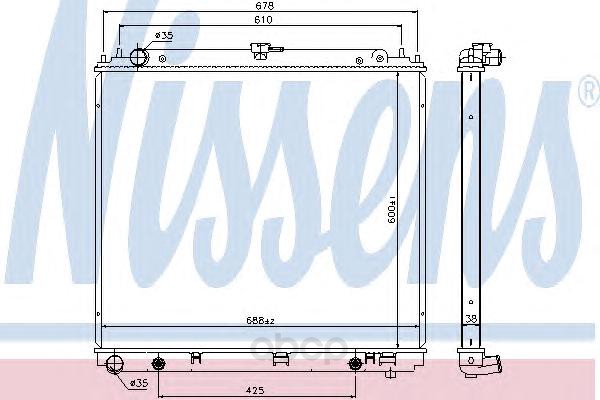 

Радиатор Nissens 68717