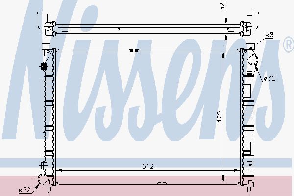 

Радиатор Nissens 64301A