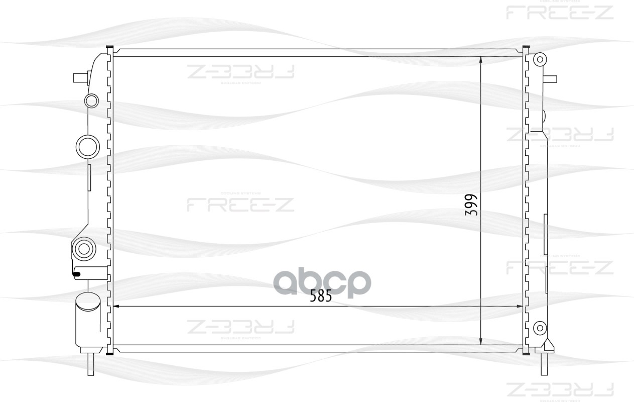

Радиатор Free-Z Kk0185