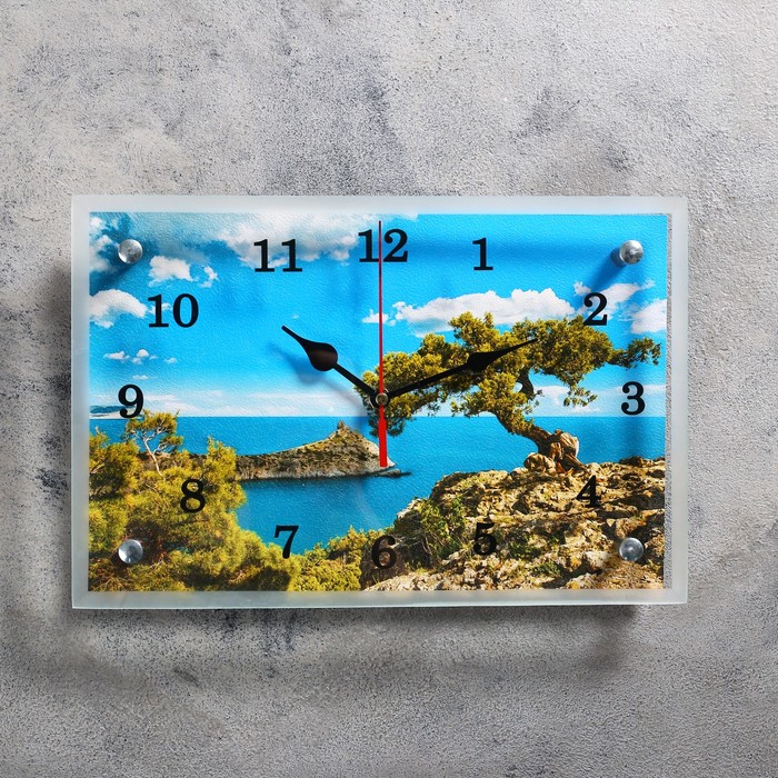 

Часы настенные, серия: Природа, "Крым, море", 20х30 см