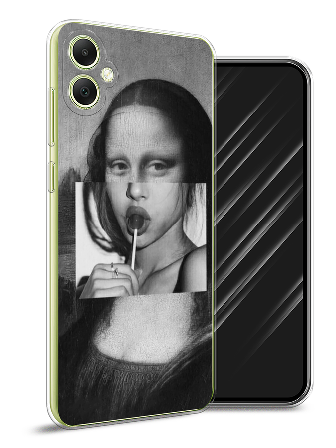 

Чехол Awog на Samsung Galaxy A05 "Mona Lisa sucking lollipop", Серый, 2108750-1