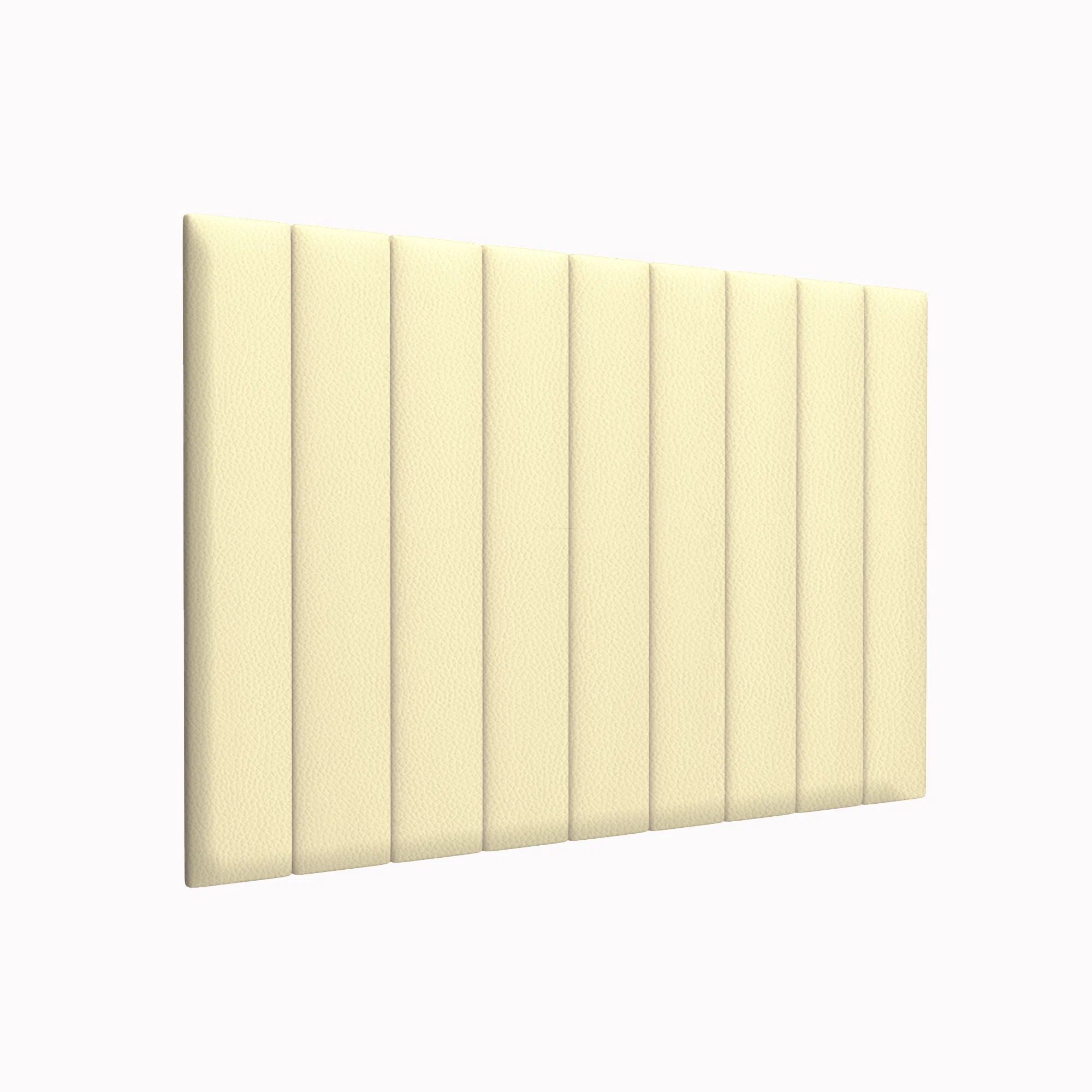 Стеновая панель Eco Leather Vanilla 15х90 см 4 шт.