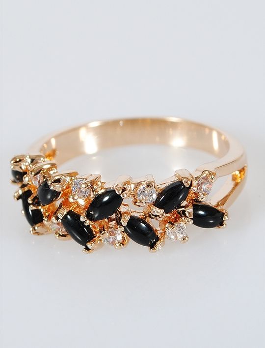 

Кольцо из бижутерного сплава р. Lotus Jewelry 43RCCC30on, оникс, 43R-30on