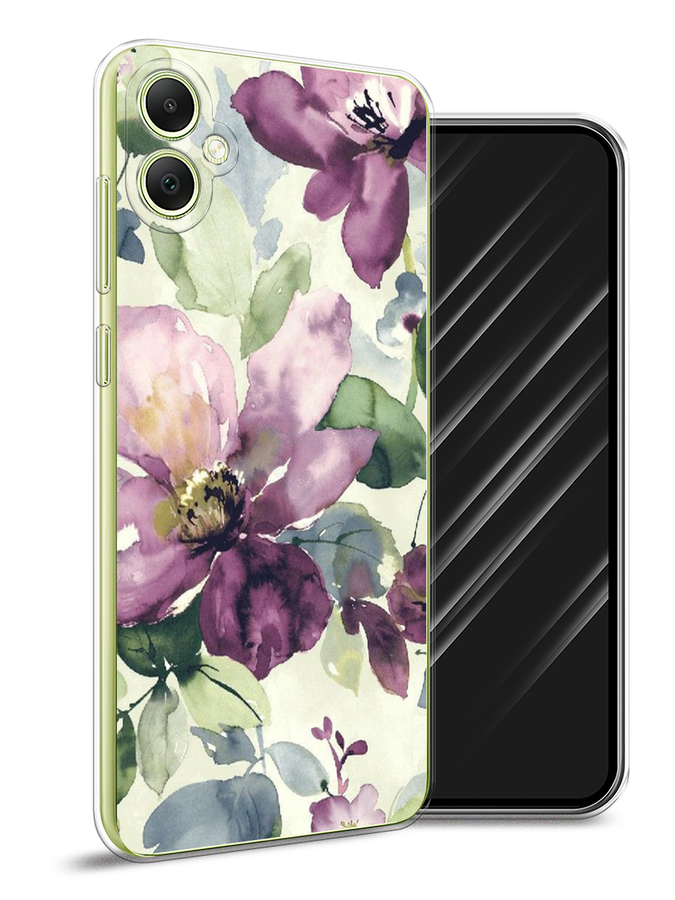 

Чехол Awog на Samsung Galaxy A05 "Сиреневые цветы-акварель", Фиолетовый, 2108750-1