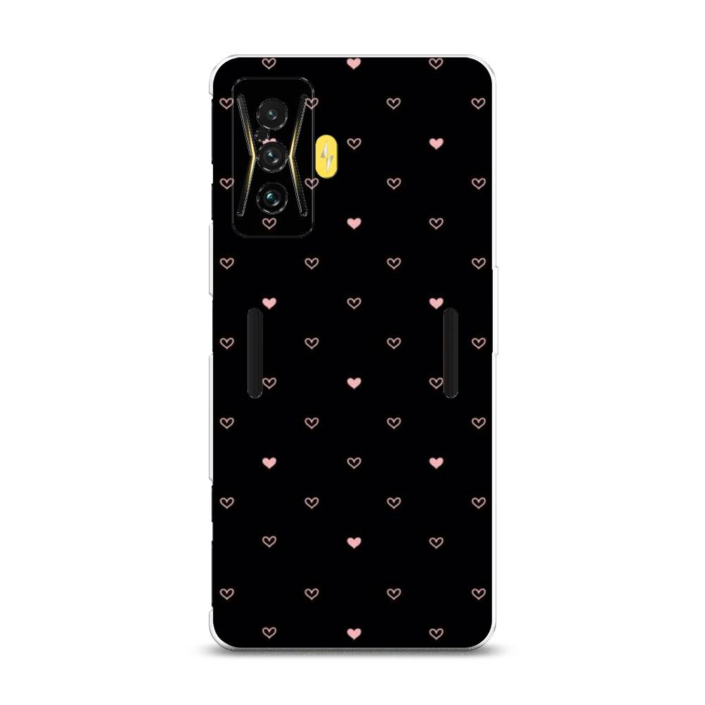 

Чехол Awog на Xiaomi Redmi K50 GE/F4 GT "Черный фон и сердечки", Разноцветный, 314950-3