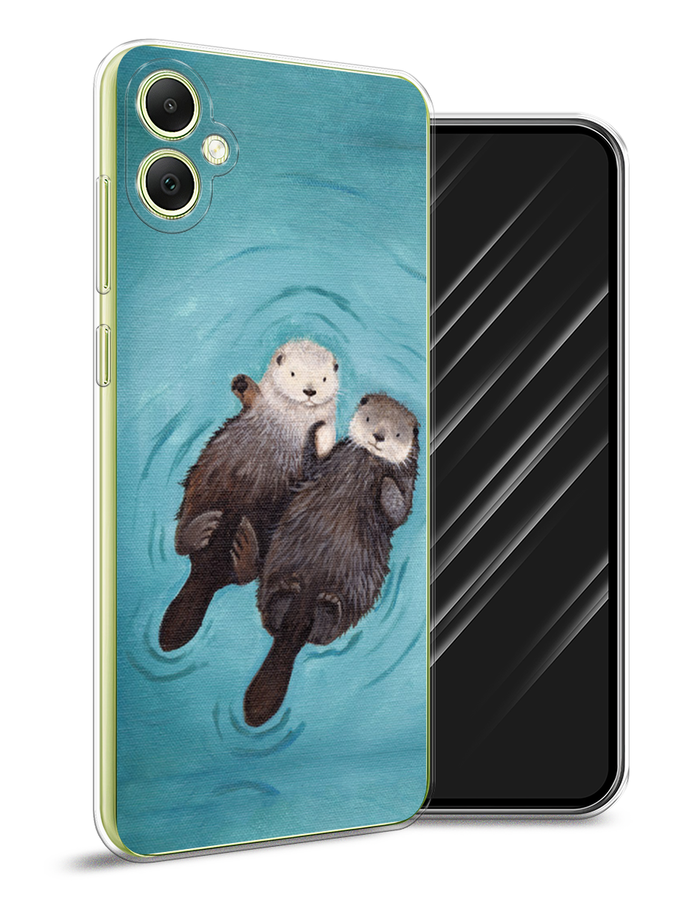 

Чехол Awog на Samsung Galaxy A05 "Парочка бобров", Голубой, 2108750-1
