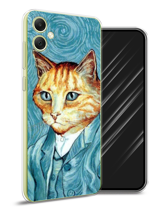 

Чехол Awog на Samsung Galaxy A05 "Кот Ван Гог", Голубой;коричневый, 2108750-1