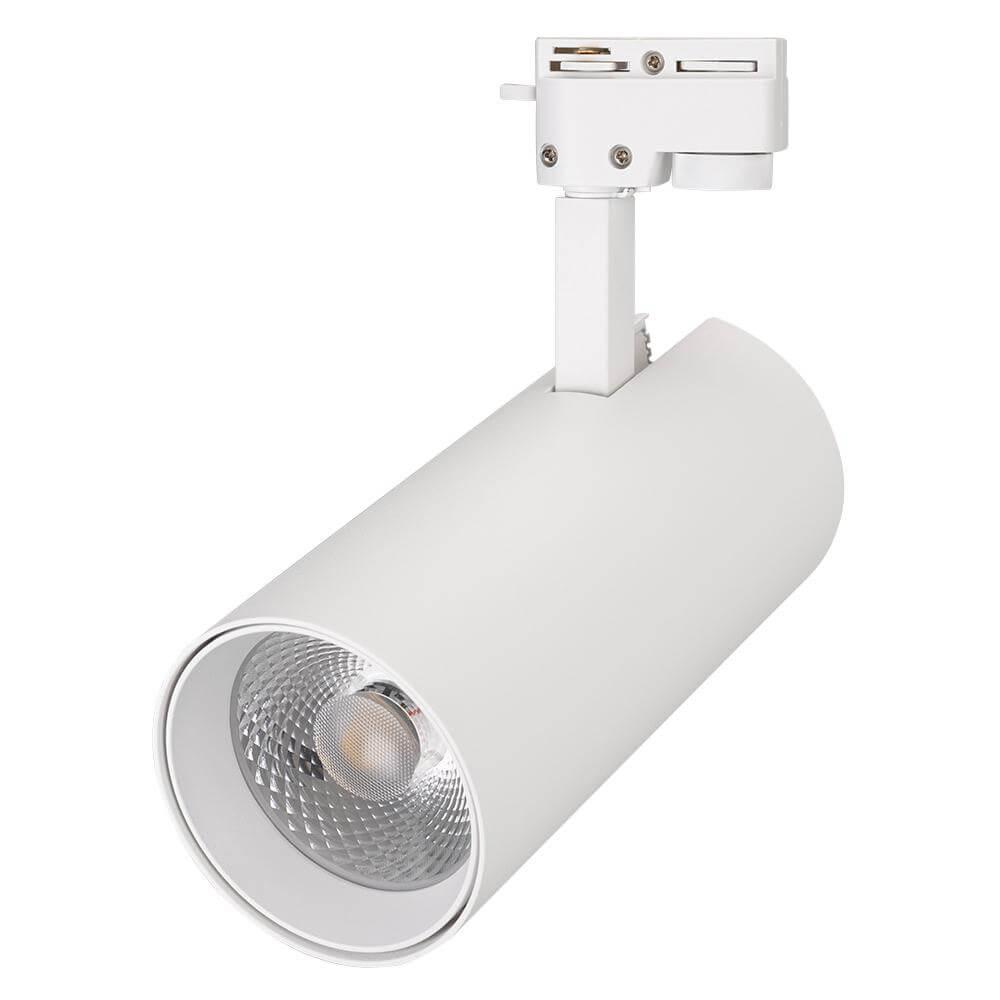 фото Трековый светодиодный светильник arlight lgd-gera-2tr-r90-30w white6000 025929