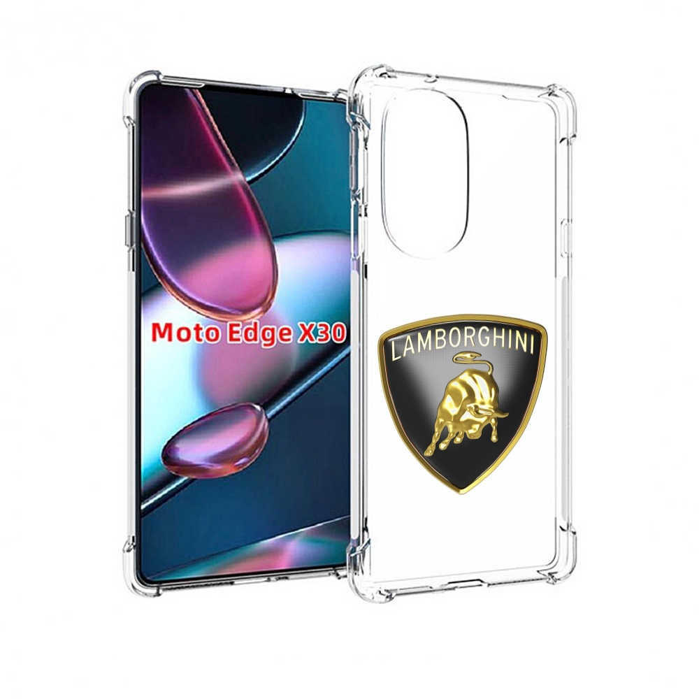 

Чехол MyPads ламборгини-lambo-6 мужской для Motorola Moto Edge X30, Прозрачный, Tocco