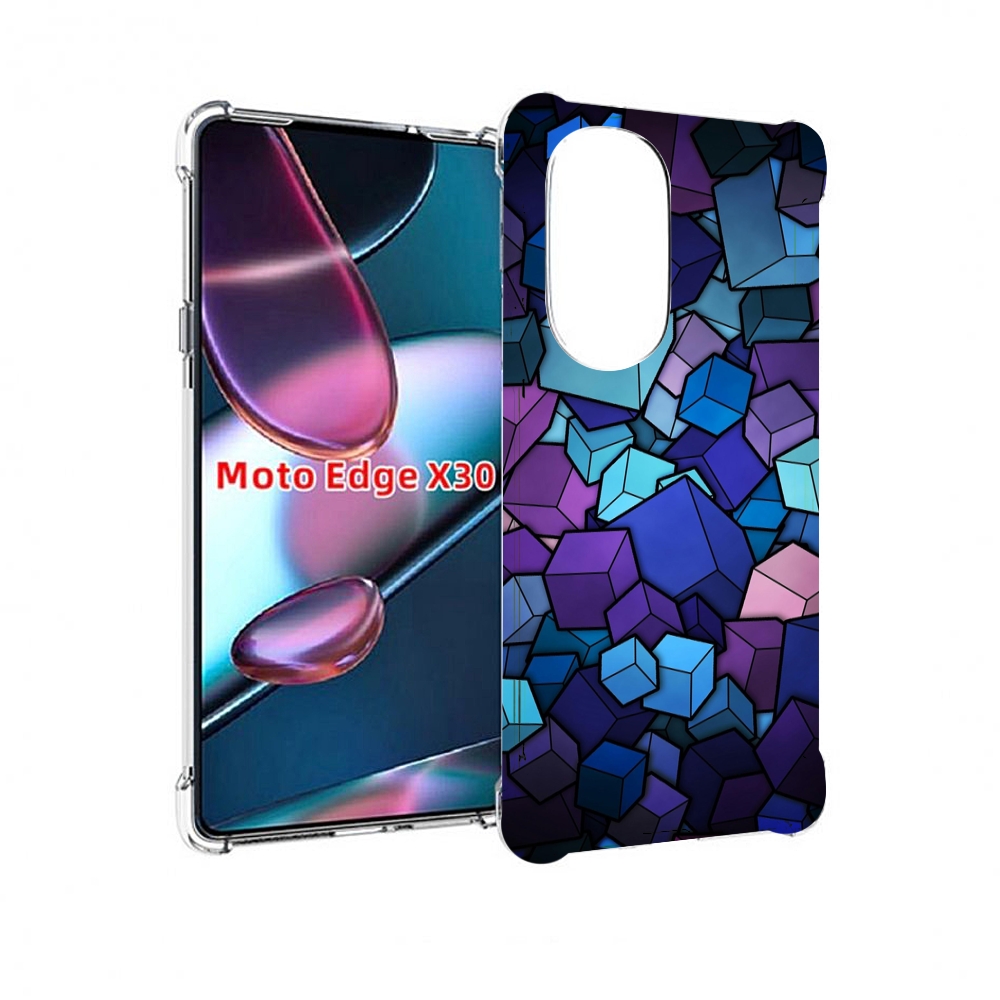 

Чехол MyPads лепестки для Motorola Moto Edge X30, Прозрачный, Tocco