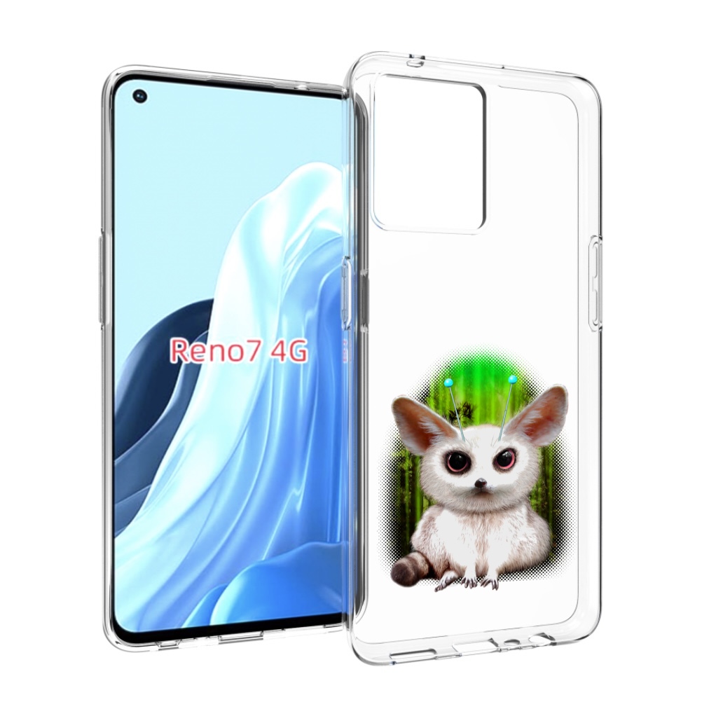 

Чехол MyPads пушистое животное для OPPO RENO 7 4G, Прозрачный, Tocco