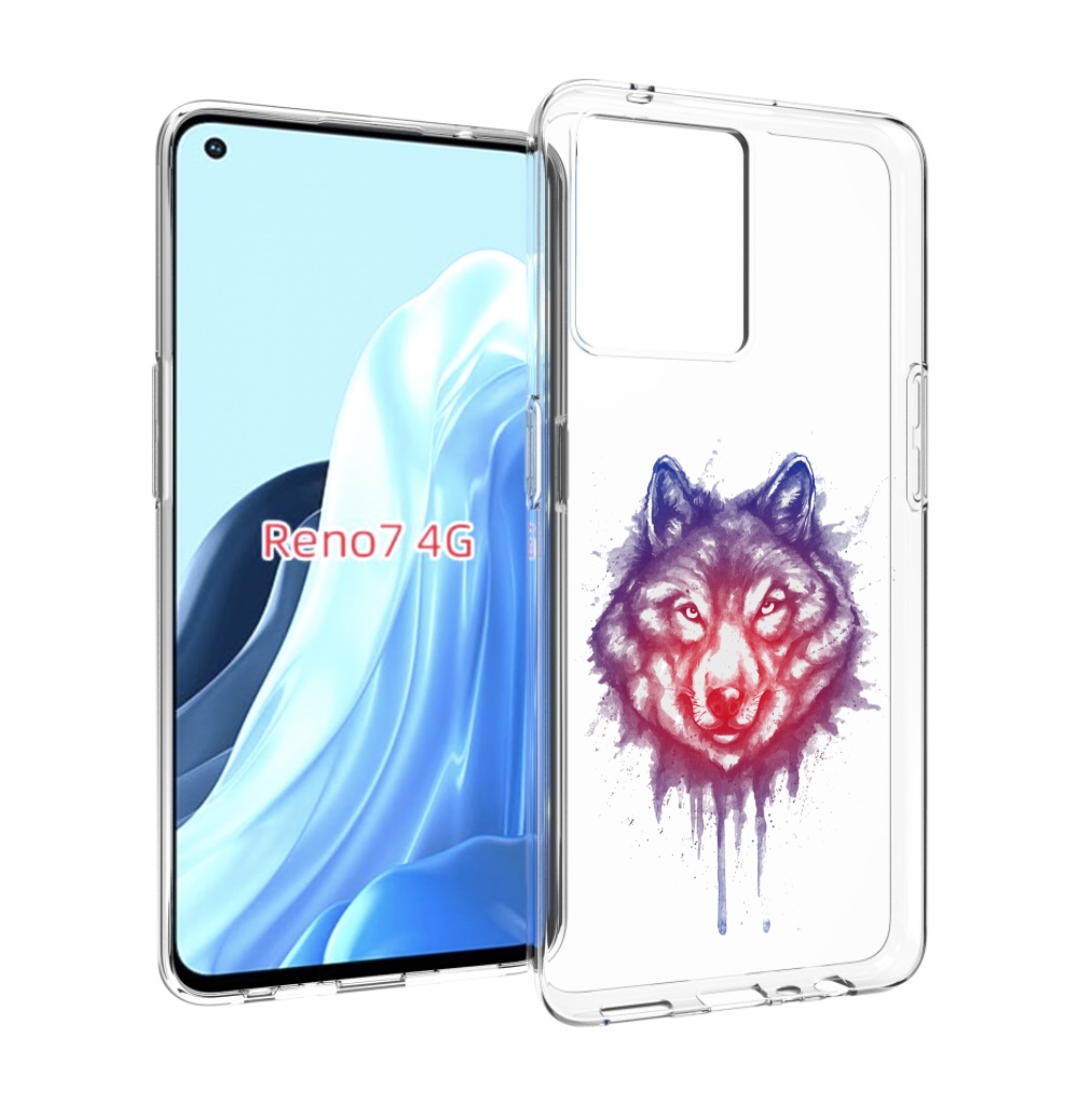 

Чехол MyPads пушистый волк для OPPO RENO 7 4G, Прозрачный, Tocco