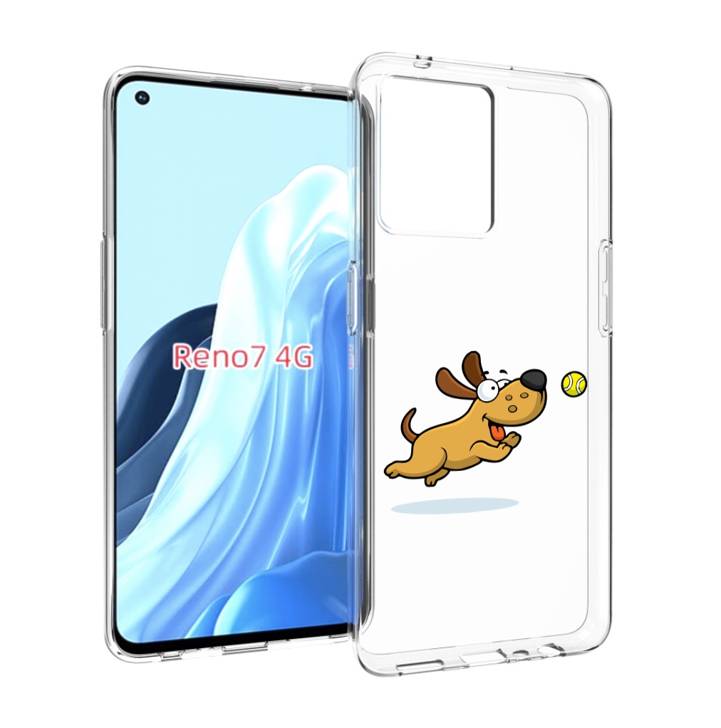 

Чехол MyPads пёсик для OPPO RENO 7 4G, Прозрачный, Tocco
