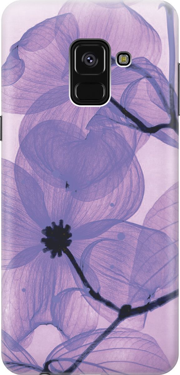 

Чехол на Samsung Galaxy A8+ (2018) с принтом "Цветы в сиреневом", Розовый;фиолетовый, 4649